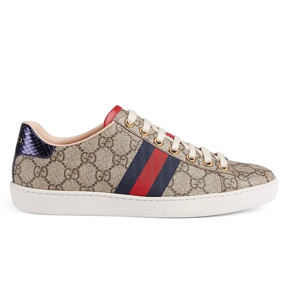 Gucci Shoes - Authentic Gucci WOMEN'S ACE GG SUPREME SNEAKER size 35.5- worn once
